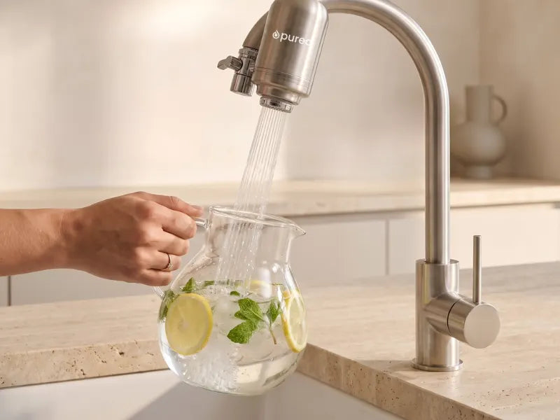 De l’eau filtrée, directement au robinet.